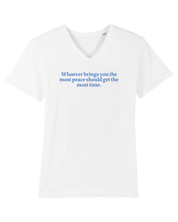 whoever brings you the most peace... White