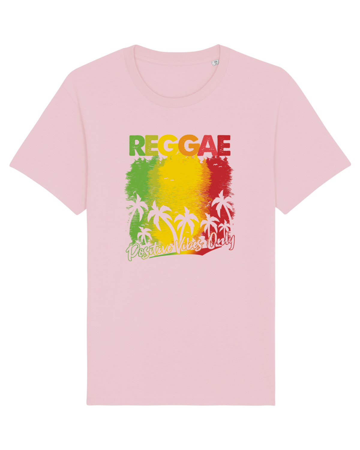 Tricou mânecă scurtă Unisex Rocker Cotton Pink