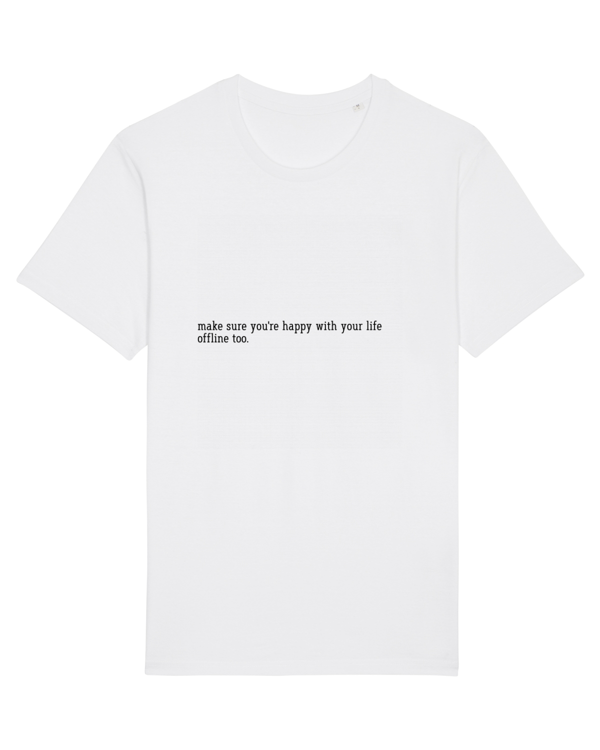 Tricou mânecă scurtă Unisex Rocker White