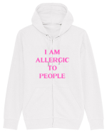 i am allergic to people Hanorac cu fermoar Unisex Connector