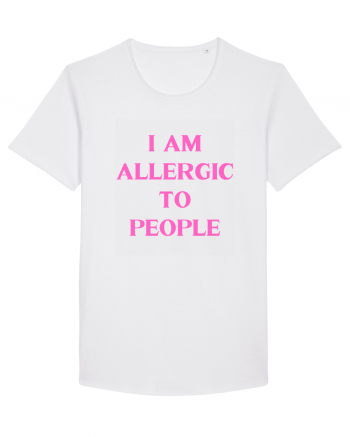 i am allergic to people White