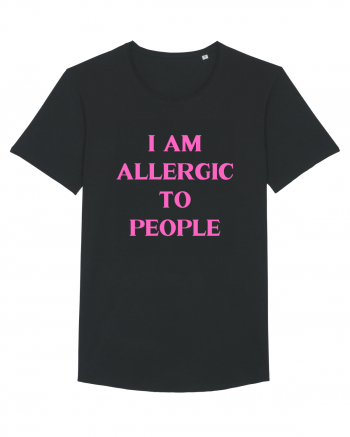 i am allergic to people Black