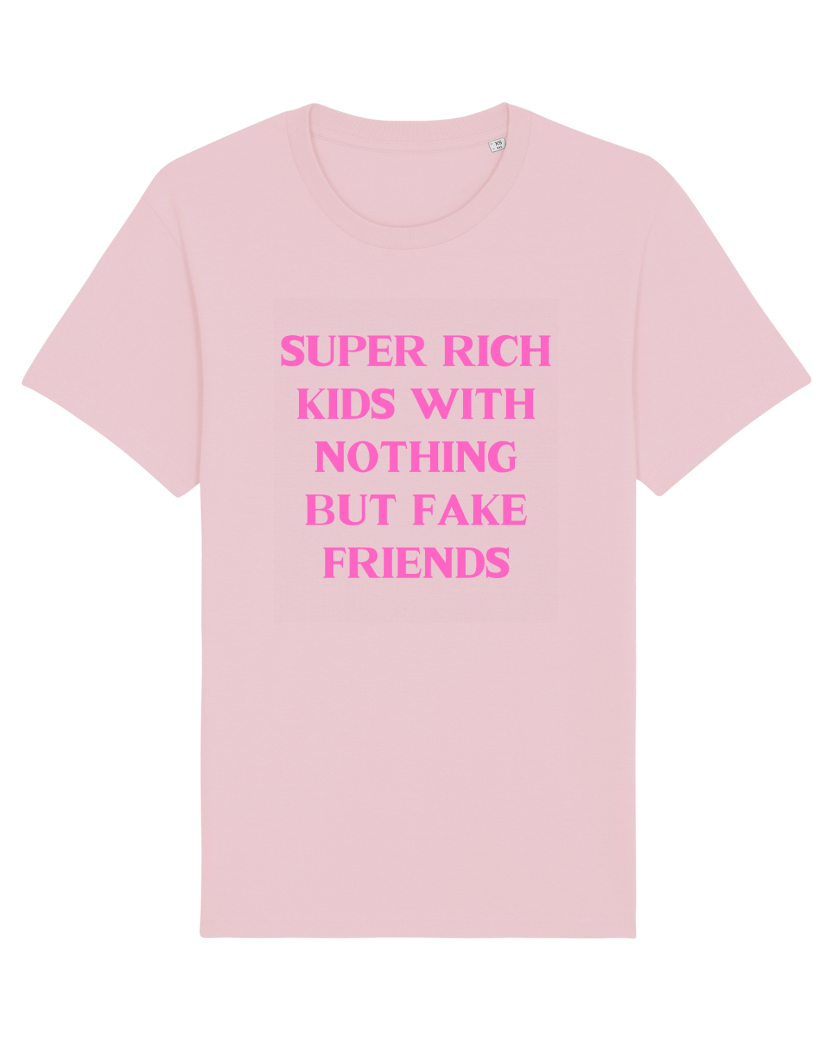 Tricou mânecă scurtă Unisex Rocker Cotton Pink