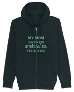 my moms says i m special... Hanorac cu fermoar Unisex Connector