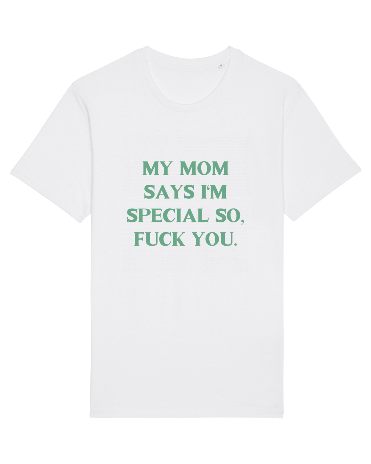 Tricou mânecă scurtă Unisex Rocker White