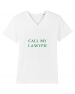 call my lawyer Tricou mânecă scurtă guler V Bărbat Presenter