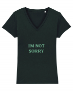 i am not sorry Tricou mânecă scurtă guler V Damă Evoker