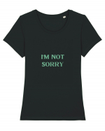 i am not sorry Tricou mânecă scurtă guler larg fitted Damă Expresser