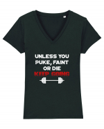 Keep going Tricou mânecă scurtă guler V Damă Evoker