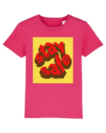 stay safe 251 Tricou mânecă scurtă  Copii Mini Creator