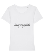 i think you ve got something... Tricou mânecă scurtă guler larg fitted Damă Expresser