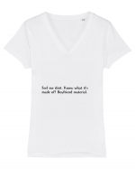 feel me shirt... Tricou mânecă scurtă guler V Damă Evoker