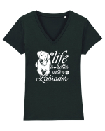 Labrador Tricou mânecă scurtă guler V Damă Evoker