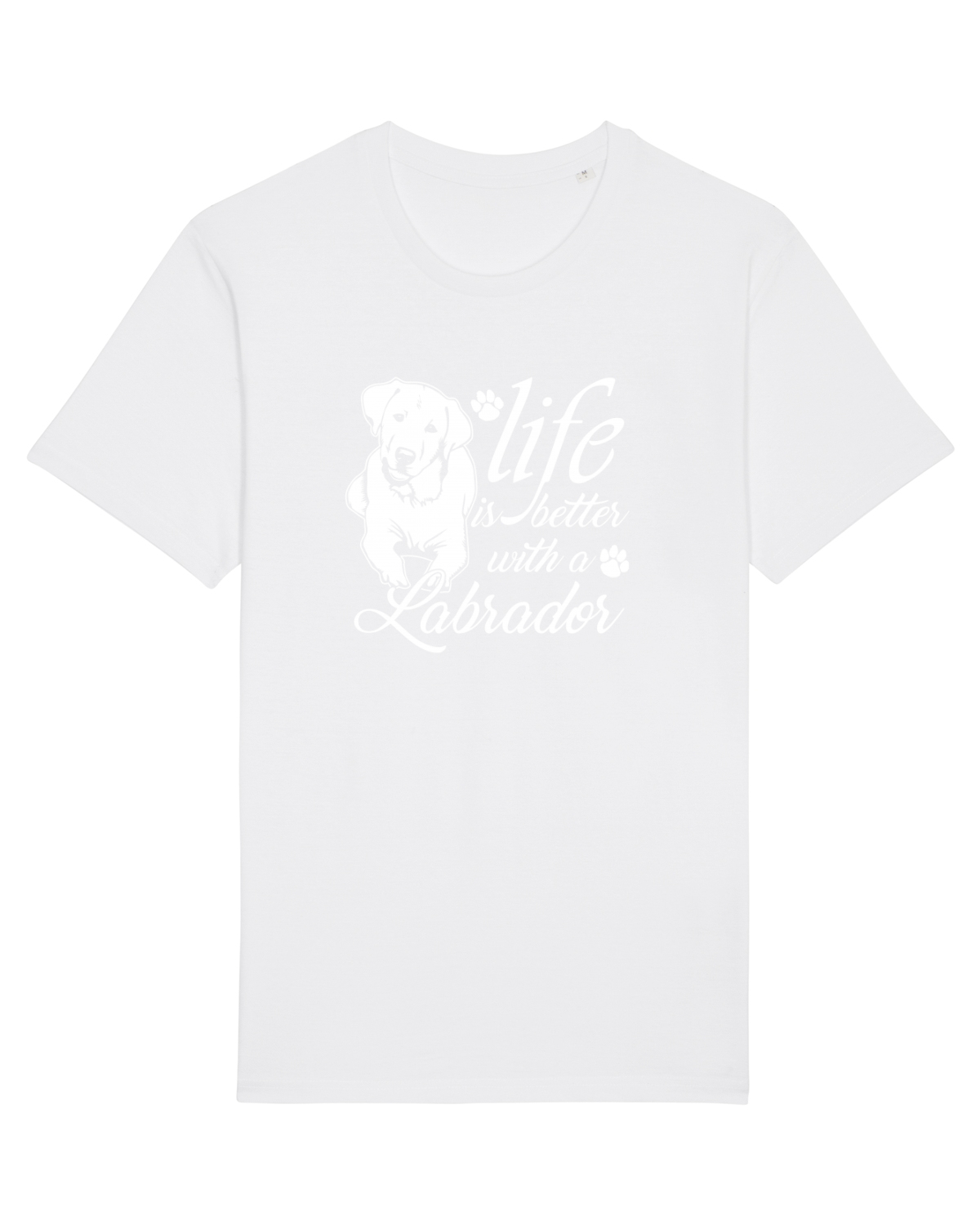 Tricou mânecă scurtă Unisex Rocker White