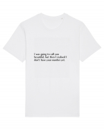 i was gaing to caall you... Tricou mânecă scurtă Unisex Rocker