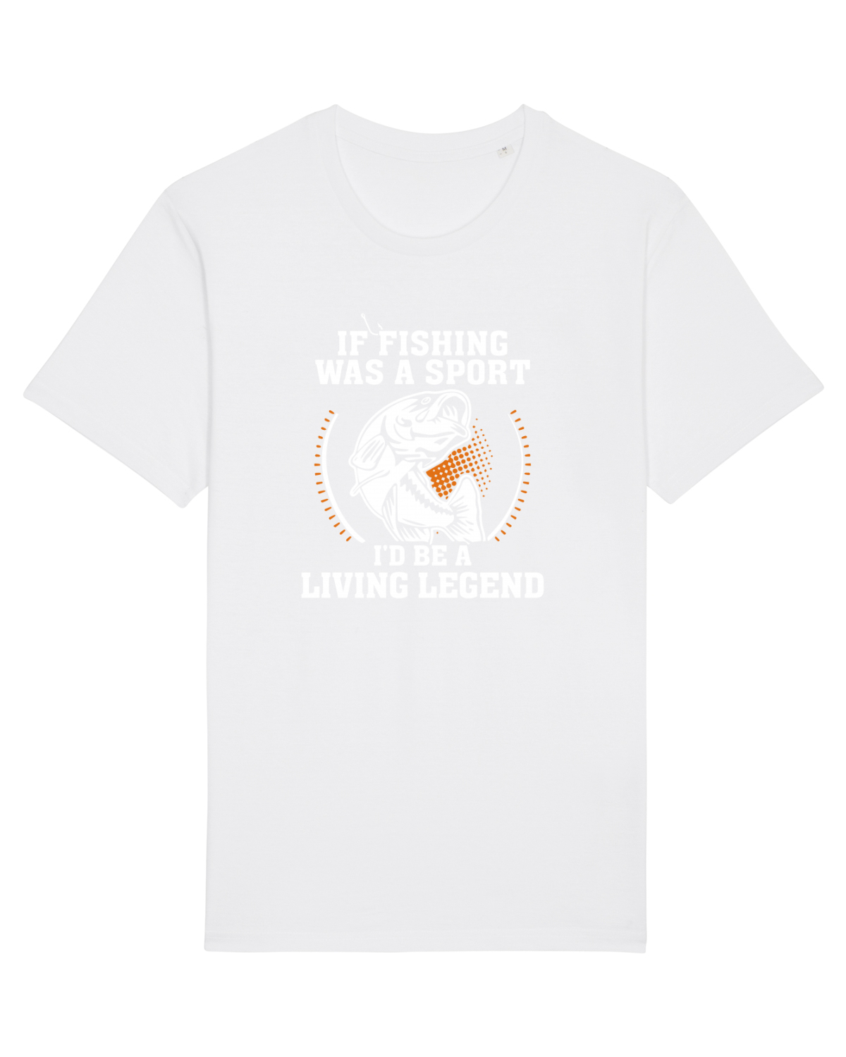 Tricou mânecă scurtă Unisex Rocker White