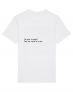 are you an angle?... Tricou mânecă scurtă Unisex Rocker