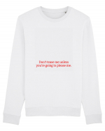 don t tease me unless... Bluză mânecă lungă Unisex Rise