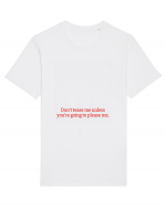 don t tease me unless... Tricou mânecă scurtă Unisex Rocker