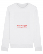 physically a virgin, mentally a whore Bluză mânecă lungă Unisex Rise