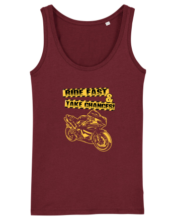 Ride fast Burgundy