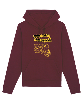 Ride fast Burgundy