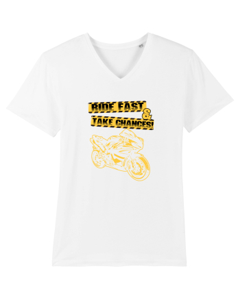 Ride fast White