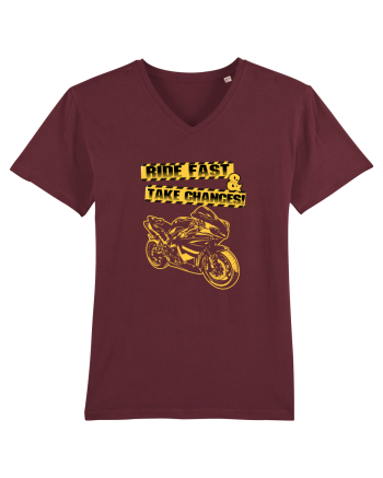 Ride fast Burgundy