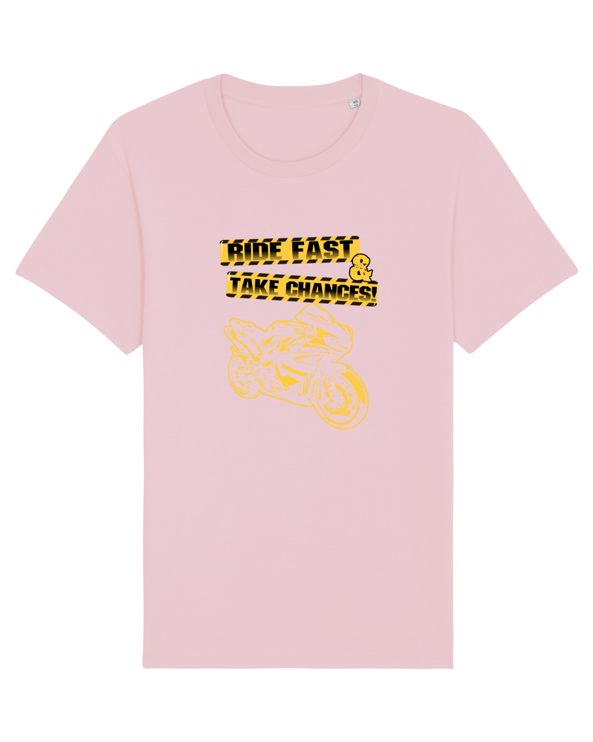 Tricou mânecă scurtă Unisex Rocker Cotton Pink
