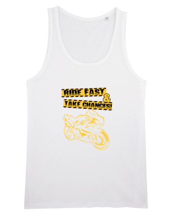 Ride fast White