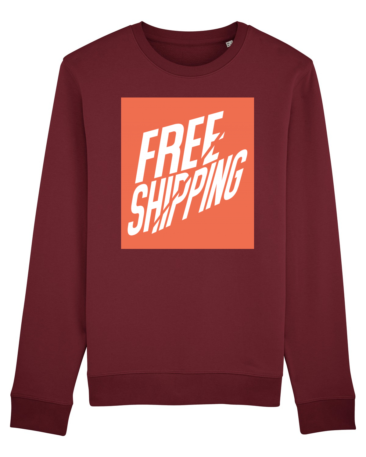 Bluză mânecă lungă Unisex Rise Burgundy