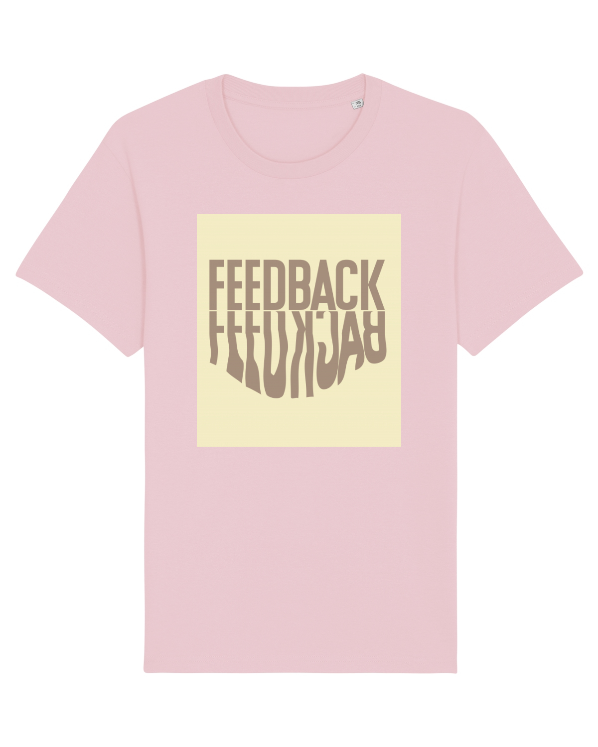 Tricou mânecă scurtă Unisex Rocker Cotton Pink