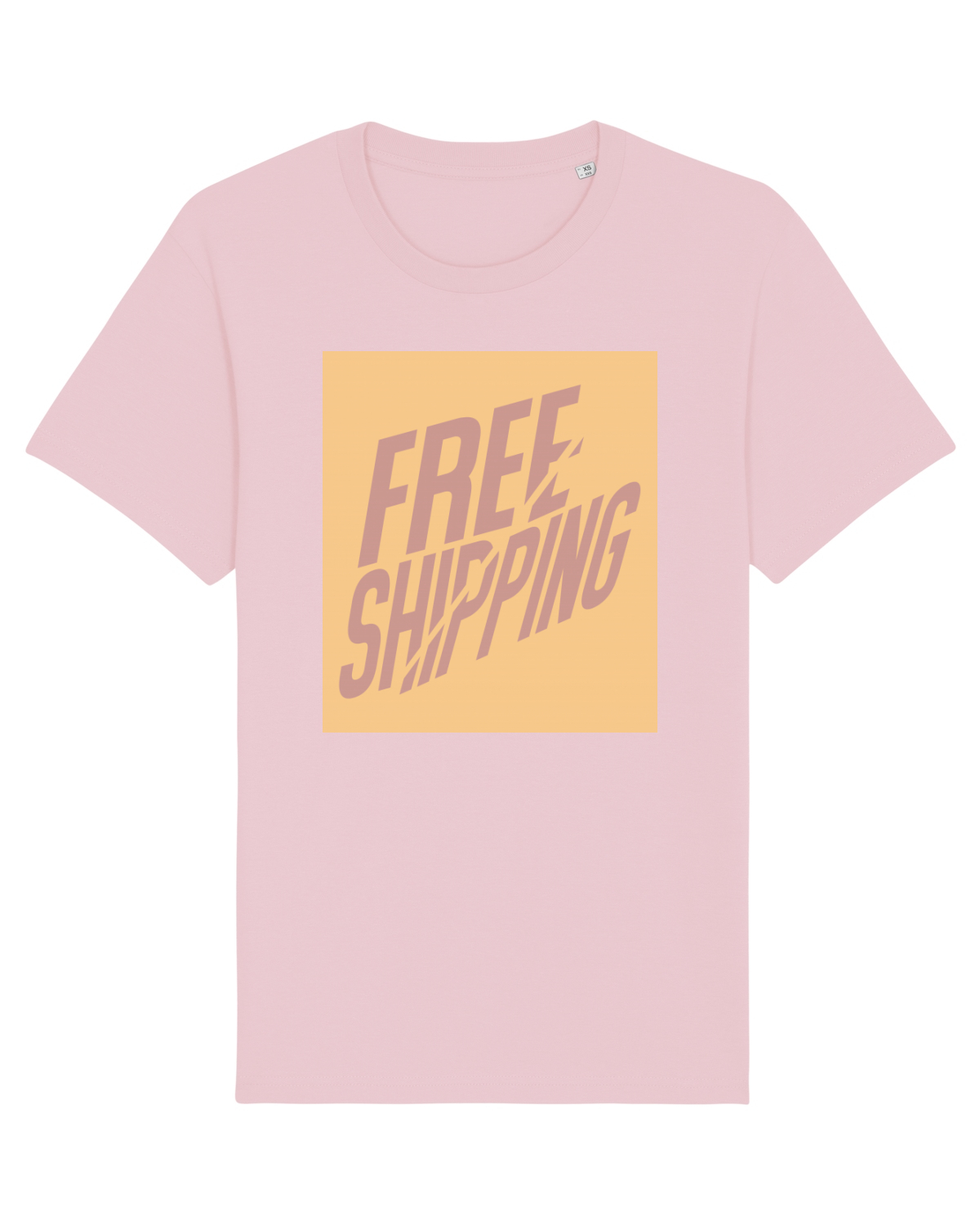 Tricou mânecă scurtă Unisex Rocker Cotton Pink