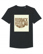 feedback 137 Tricou mânecă scurtă guler larg Bărbat Skater