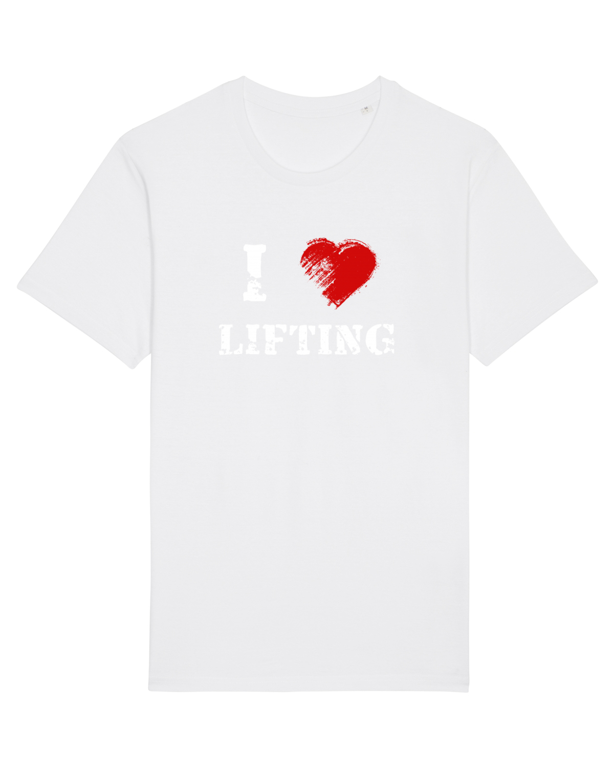 Tricou mânecă scurtă Unisex Rocker White