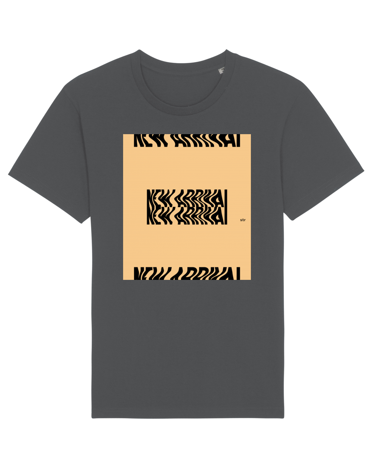 Tricou mânecă scurtă Unisex Rocker Anthracite