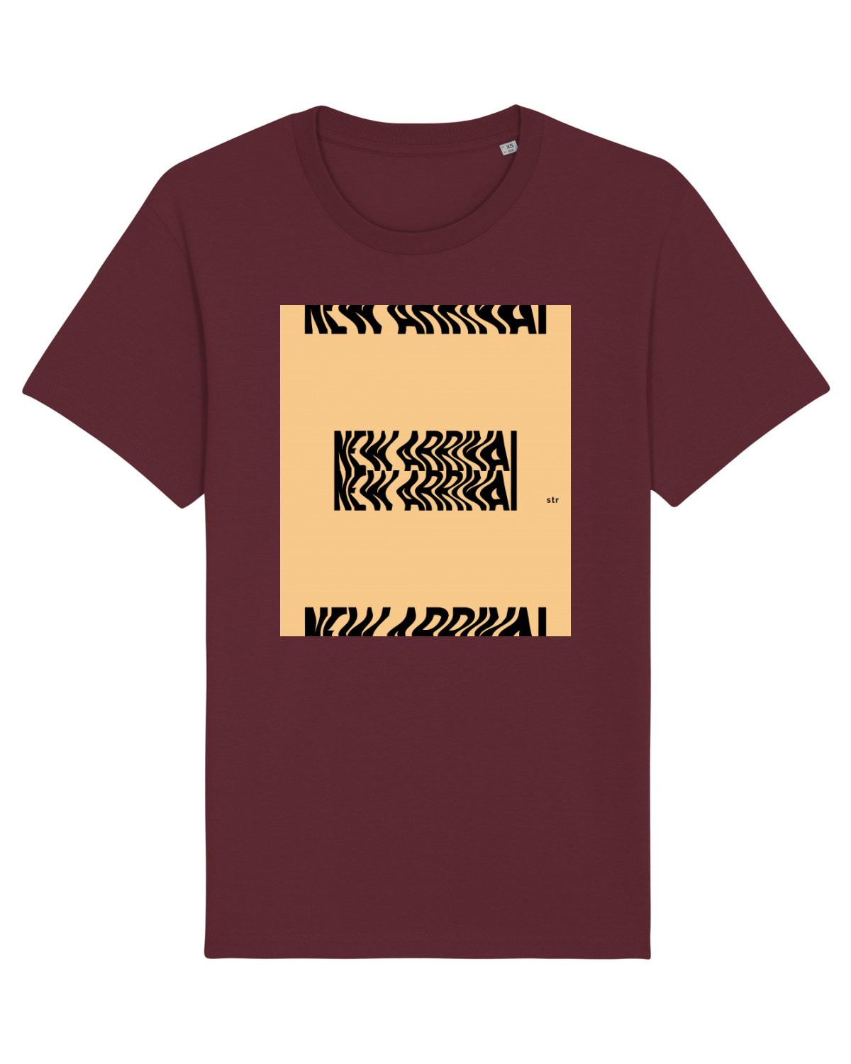 Tricou mânecă scurtă Unisex Rocker Burgundy