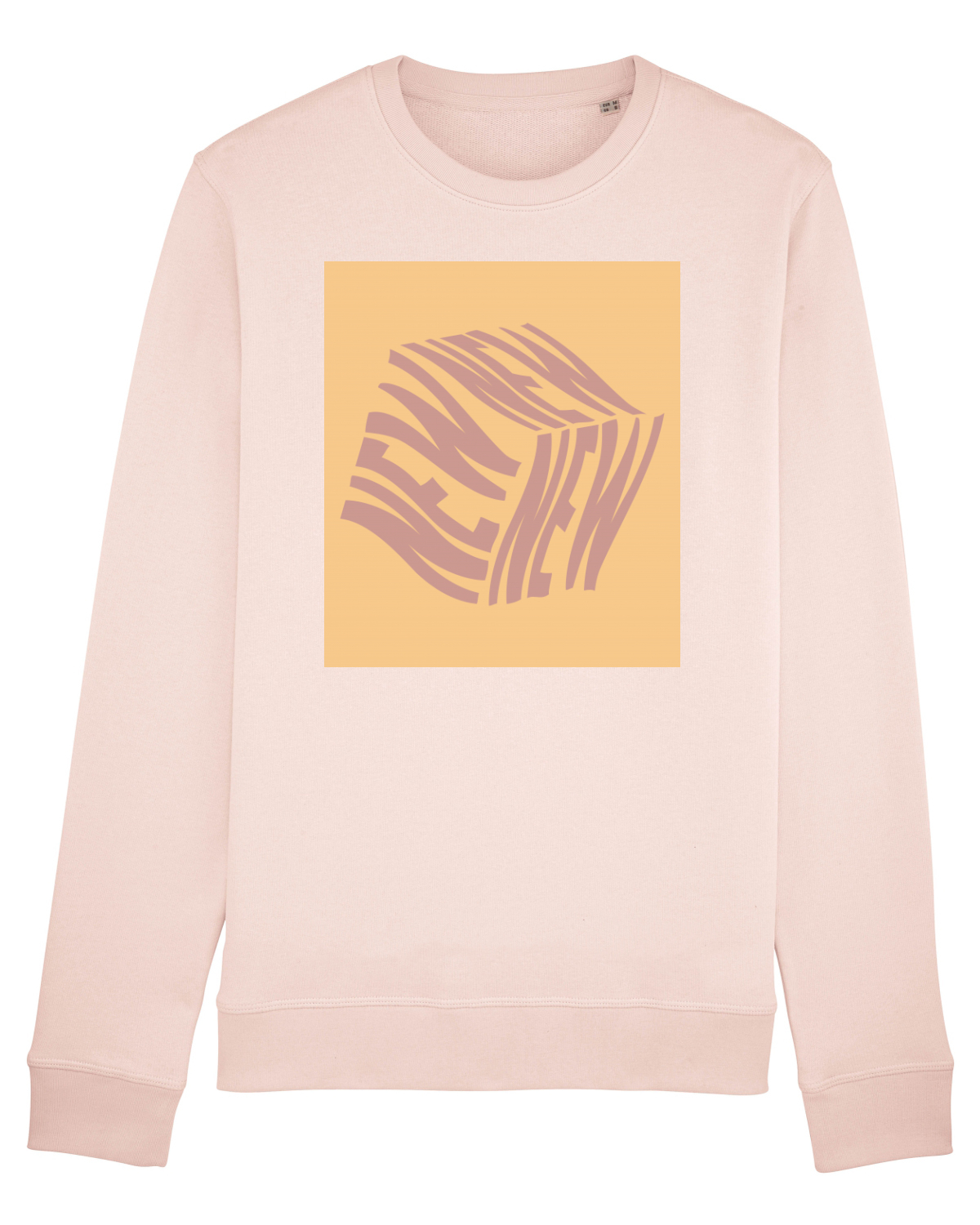 Bluză mânecă lungă Unisex Rise Candy Pink