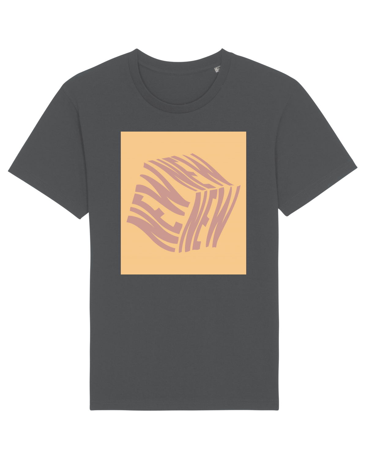 Tricou mânecă scurtă Unisex Rocker Anthracite