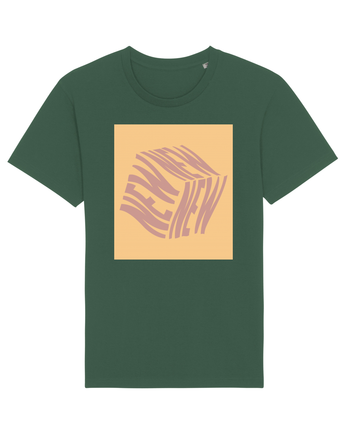 Tricou mânecă scurtă Unisex Rocker Bottle Green