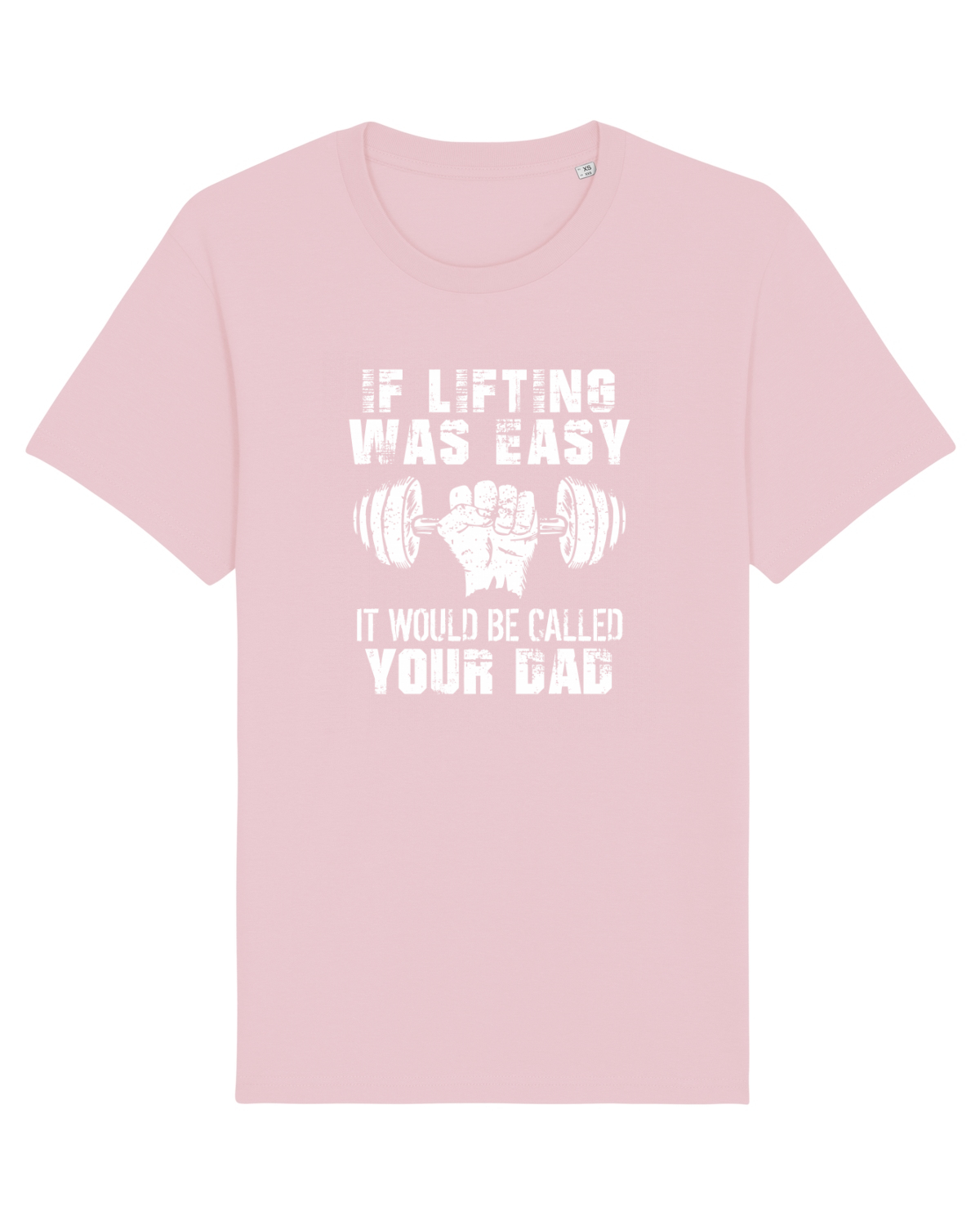 Tricou mânecă scurtă Unisex Rocker Cotton Pink