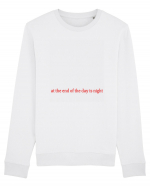 at the end of the day is night Bluză mânecă lungă Unisex Rise