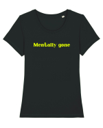mentally gone 2 Tricou mânecă scurtă guler larg fitted Damă Expresser