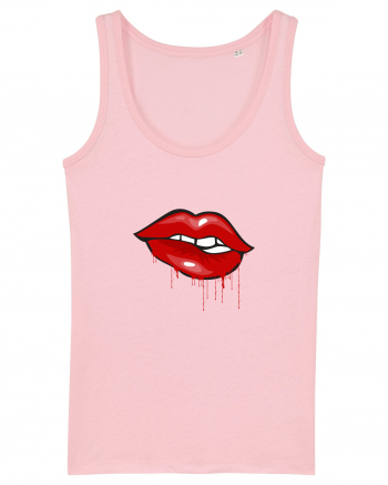 Red bloody lips Cotton Pink