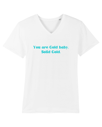 you are good baby solid gold White
