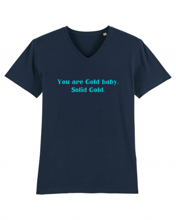 you are good baby solid gold French Navy