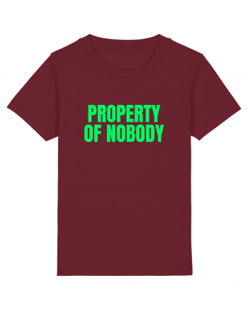 property of nobody Burgundy