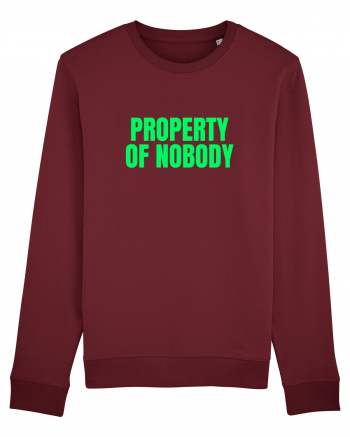 property of nobody Burgundy