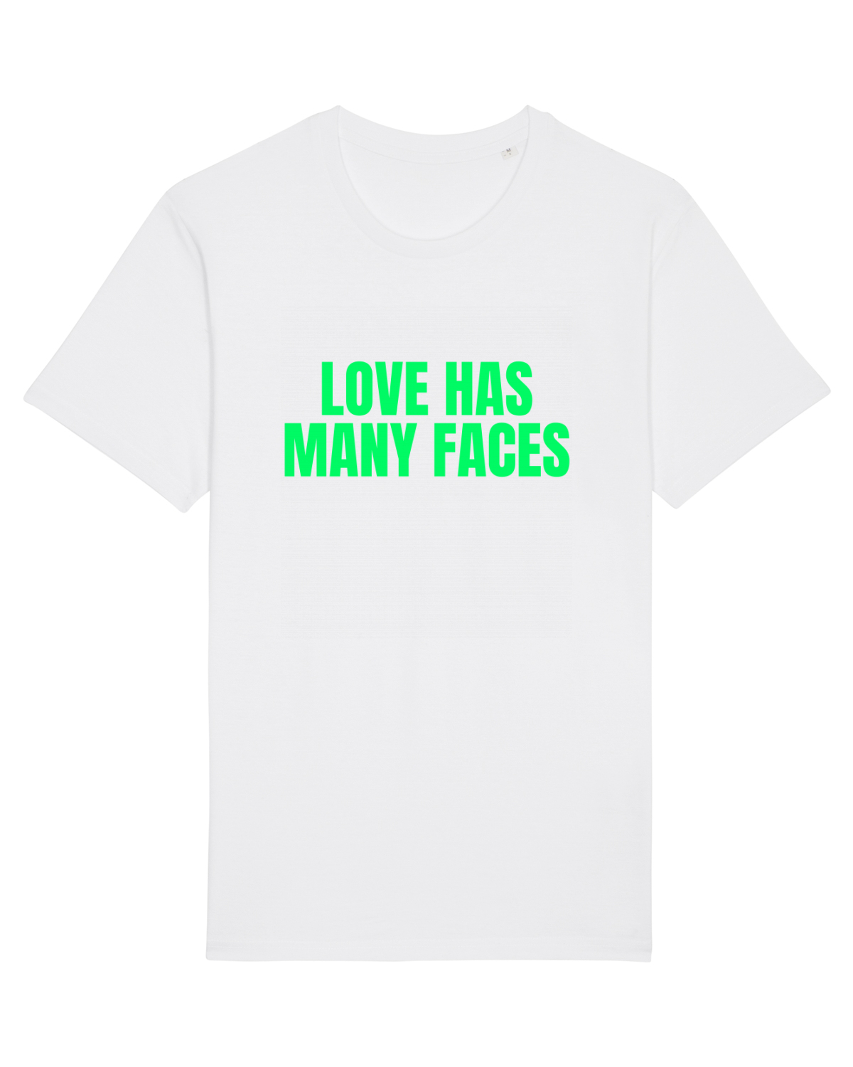 Tricou mânecă scurtă Unisex Rocker White