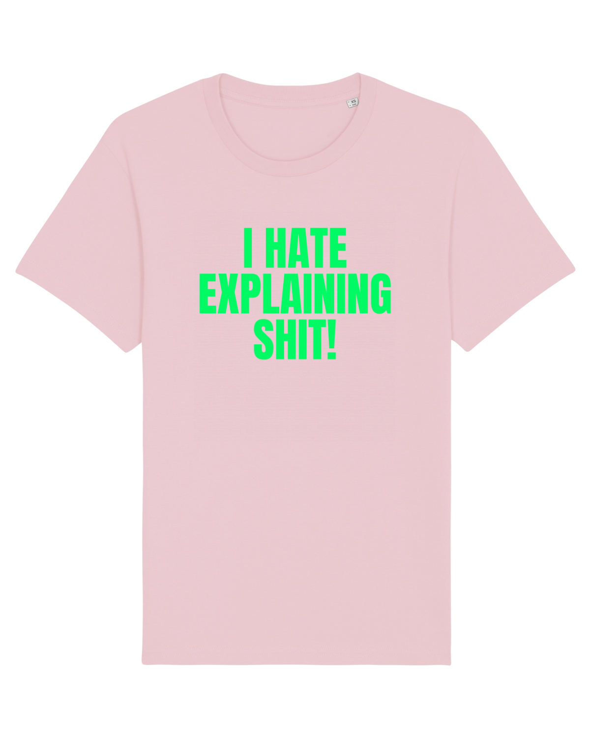 Tricou mânecă scurtă Unisex Rocker Cotton Pink